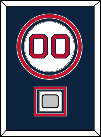 Boston Number & World Series Champions Patch - Home White - Premier Tier 3