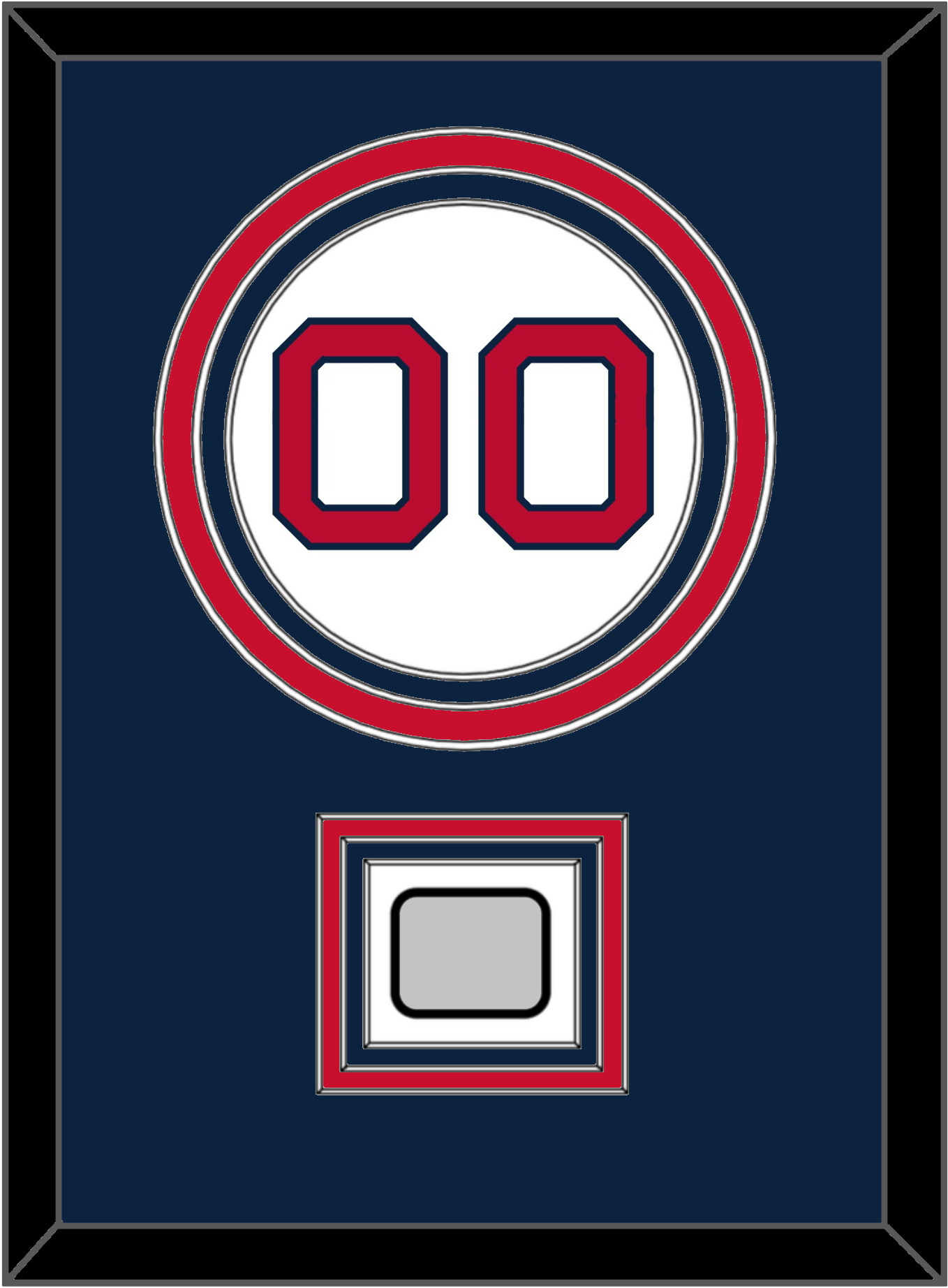 Boston Number & World Series Jersey Patch - Home White - Premier Tier 3