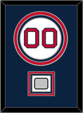 Boston Number & World Series Jersey Patch - Home White - Triple Mat 3