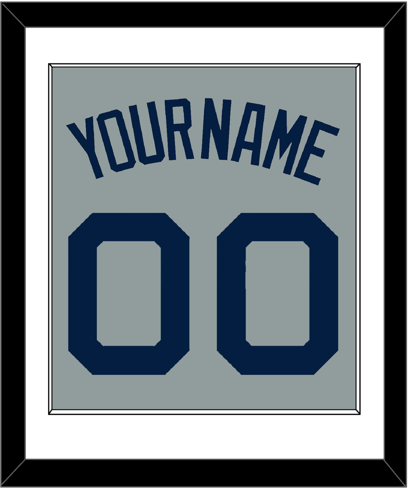 Boston Name & Number - Road Gray (2009-2013) - Essential Tier 1