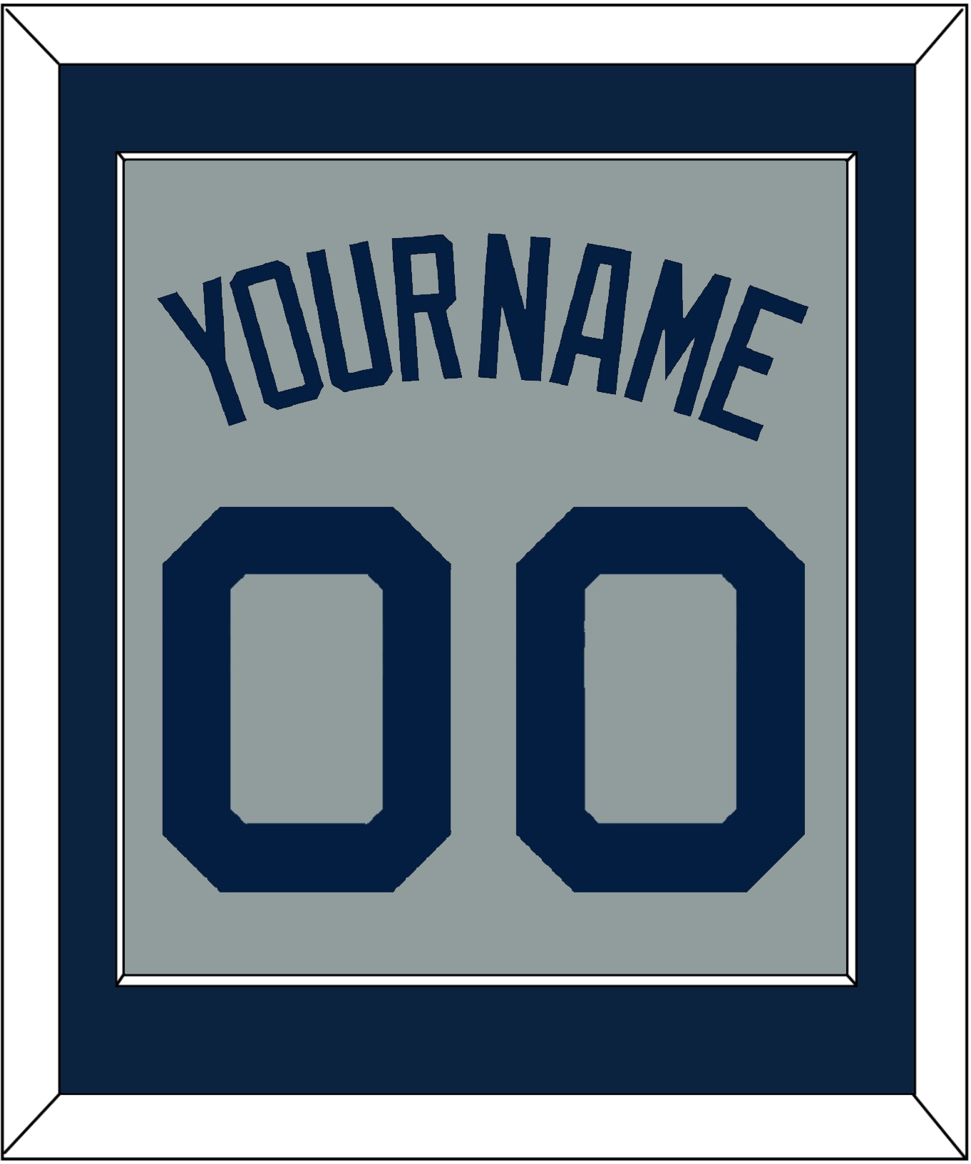 Boston Name & Number - Road Gray (2009-2013) - Essential Tier 3