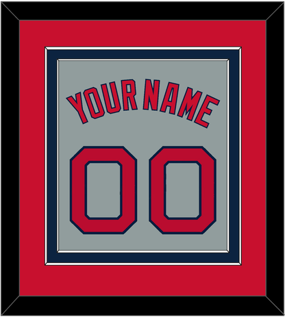 Boston Name & Number - Road Gray - Signature Tier 3