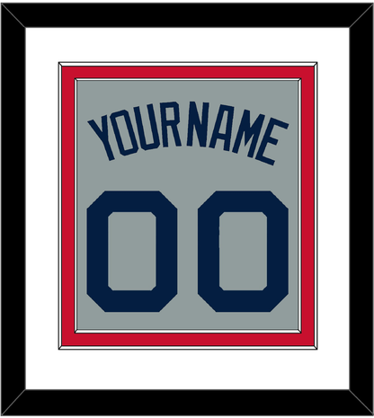Boston Name & Number - Road Gray (2009-2013) - Signature Tier 1