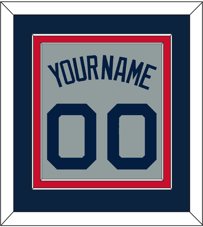 Boston Name & Number - Road Gray (2009-2013) - Signature Tier 3