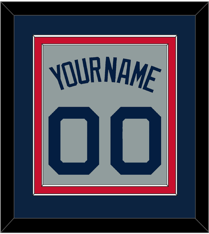 Boston Name & Number - Road Gray (2009-2013) - Signature Tier 3