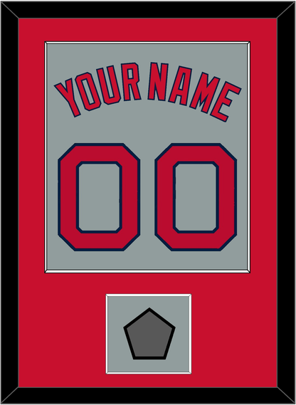 Boston Name, Number & World Series Jersey Patch - Road Gray - Essential Tier 2