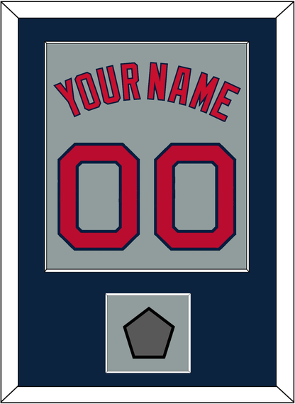 Boston Name, Number & World Series Jersey Patch - Road Gray - Essential Tier 3