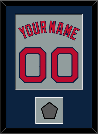 Boston Name, Number & World Series Jersey Patch - Road Gray - Essential Tier 3