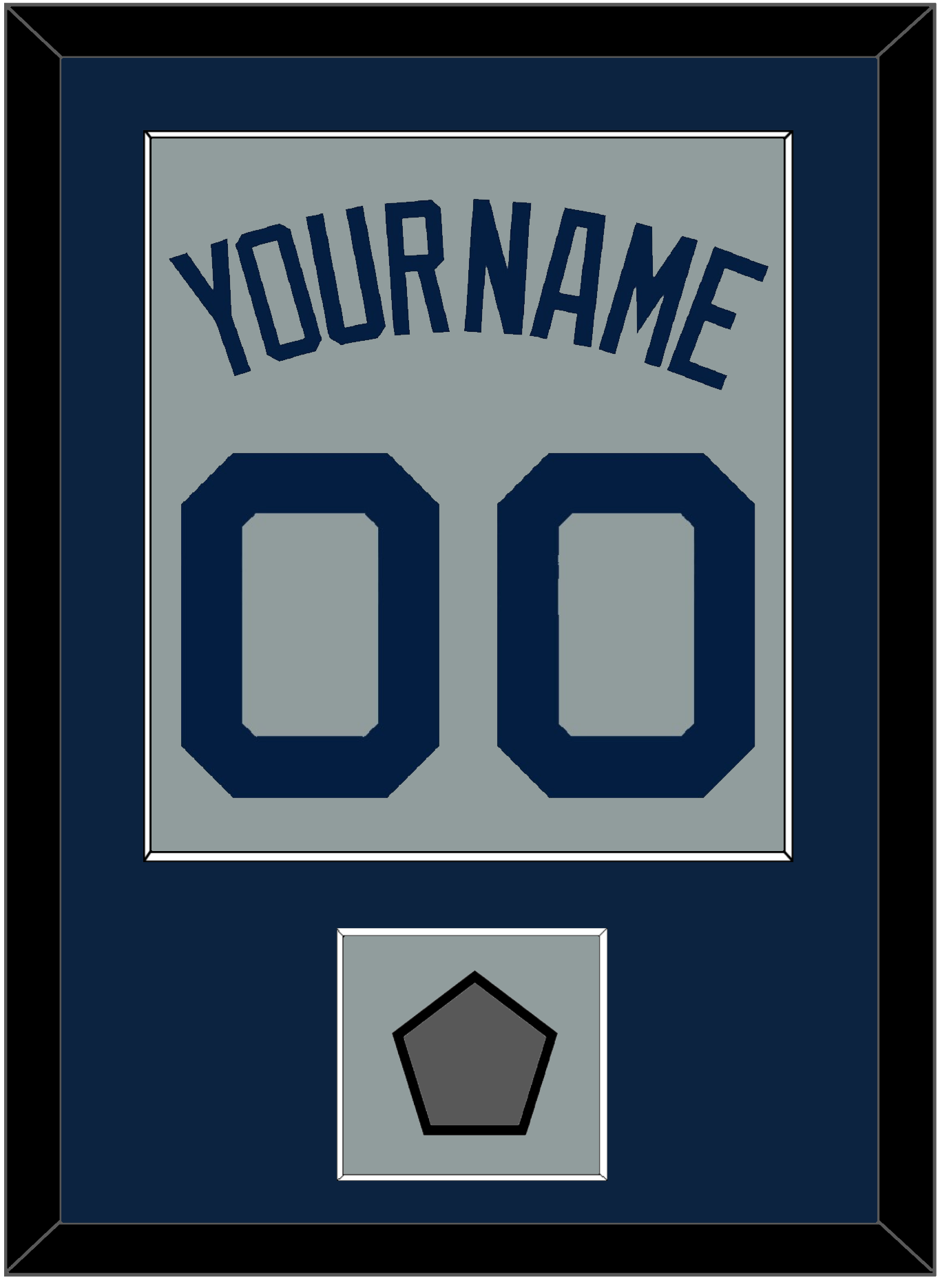 Boston Name, Number & World Series Champions Patch - Road Gray (2009-2013) - Essential Tier 3