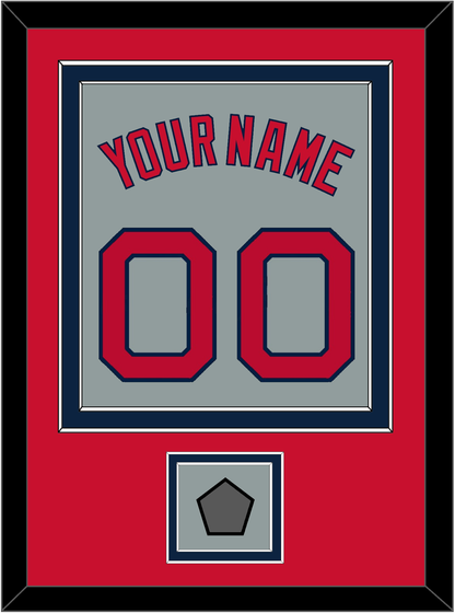 Boston Name, Number & World Series Champions Patch - Road Gray - Signature Tier 3