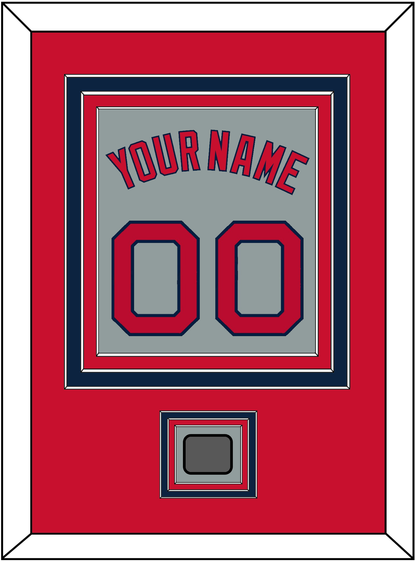 Boston Name, Number & World Series Jersey Patch - Road Gray - Premier Tier 2