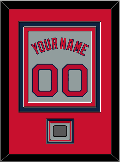 Boston Name, Number & World Series Champions Patch - Road Gray - Premier Tier 2
