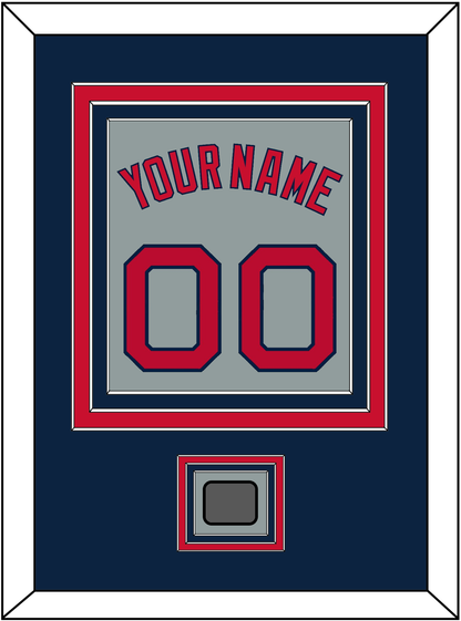 Boston Name, Number & World Series Jersey Patch - Road Gray - Premier Tier 3