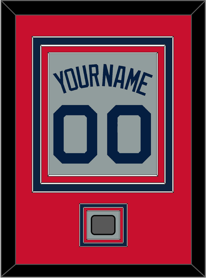 Boston Name, Number & World Series Jersey Patch - Road Gray (2009-2013) - Premier Tier 2