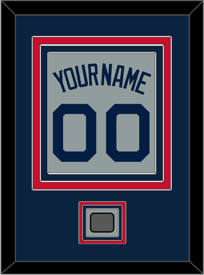 Boston Name, Number & World Series Jersey Patch - Road Gray (2009-2013) - Premier Tier 3
