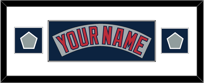 Boston Nameplate & Two World Series Jersey Patches - Road Gray (1992-2008)- Essential Tier 5