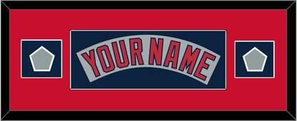 Boston Nameplate & Two World Series Jersey Patches - Road Gray (1992-2008)- Essential Tier 7