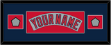 Boston Nameplate & Two World Series Jersey Patches - Road Gray (1992-2008)- Single Mat 8