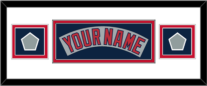 Boston Nameplate & Two World Series Jersey Patches - Road Gray (1992-2008)- Signature Tier 5