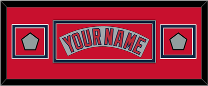 Boston Nameplate & Two World Series Jersey Patches - Road Gray (1992-2008)- Signature Tier 7
