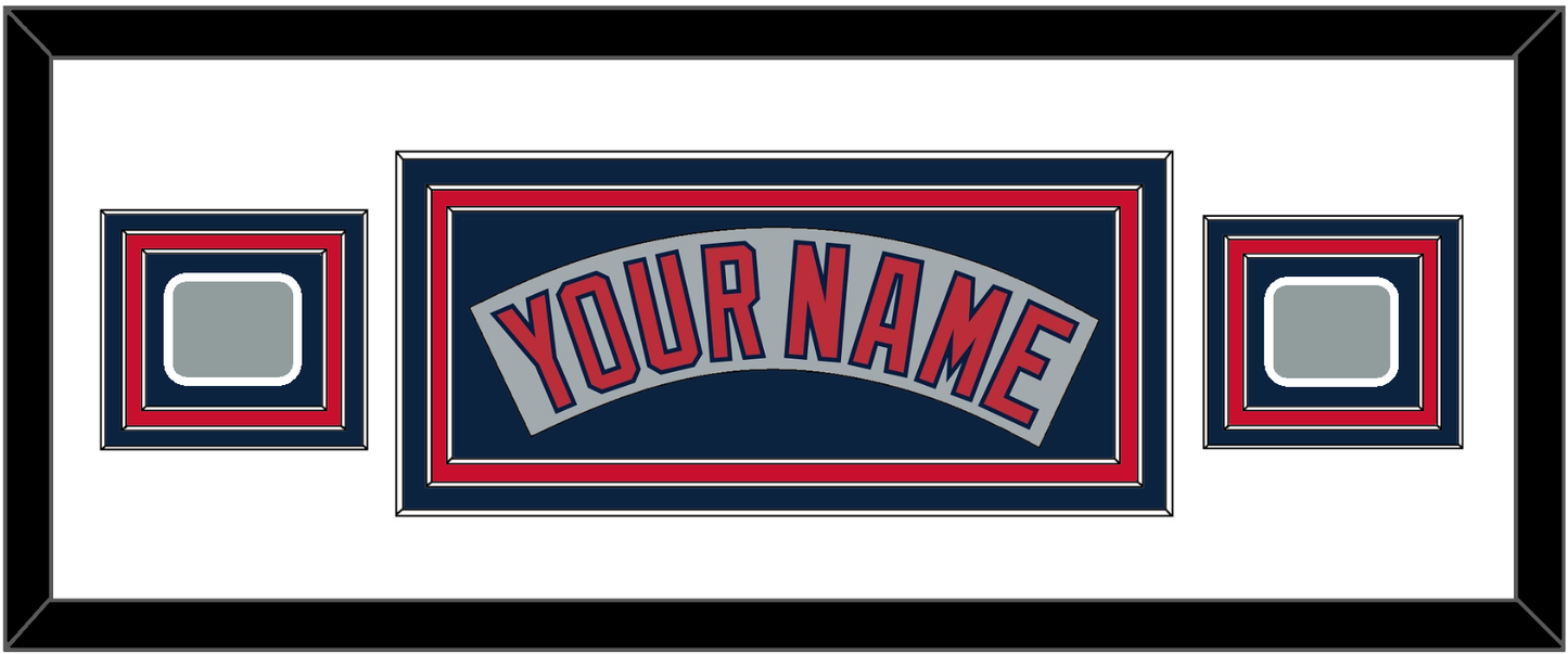 Boston Nameplate & Two World Series Champions Patches - Road Gray (1992-2008)- Premier Tier 3