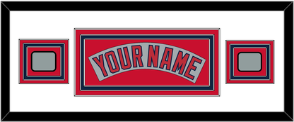 Boston Nameplate & Two World Series Jersey Patches - Road Gray (1992-2008)- Premier Tier 4