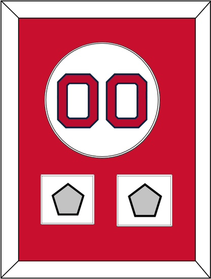Boston Number & 2 World Series Jersey Patches - Home White - Essential Tier 1