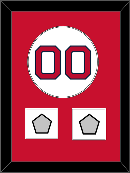 Boston Number & 2 World Series Jersey Patches - Home White - Essential Tier 1