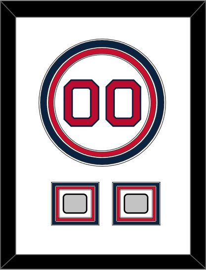 Boston Number & 2 World Series Jersey Patches - Home White - Premier Tier 1