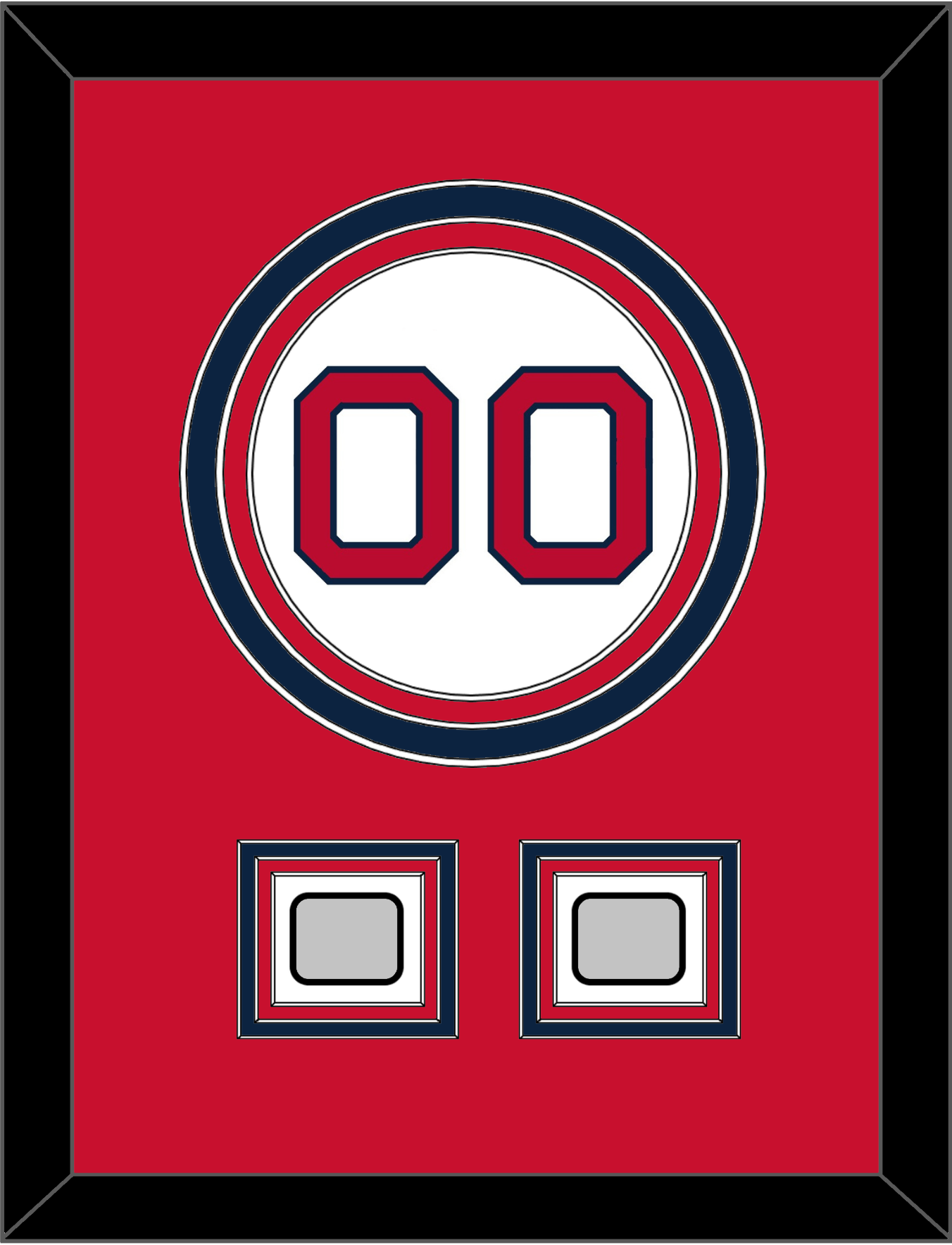 Boston Number & 2 World Series Jersey Patches - Home White - Premier Tier 2