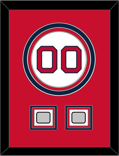 Boston Number & 2 World Series Jersey Patches - Home White - Premier Tier 2
