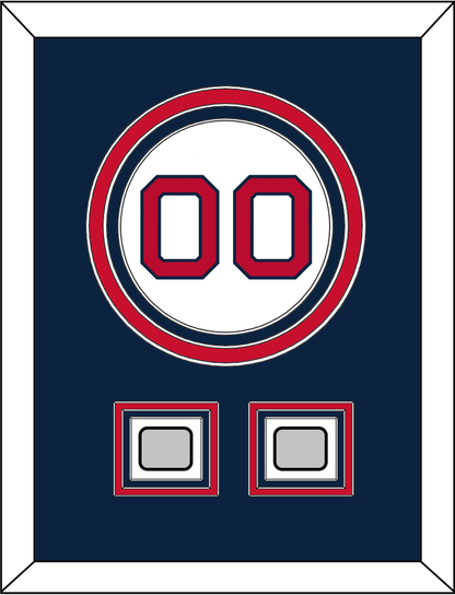 Boston Number & 2 World Series Jersey Patches - Home White - Premier Tier 3