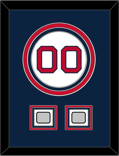 Boston Number & 2 World Series Jersey Patches - Home White - Premier Tier 3