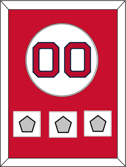 Boston Number & 3 World Series Jersey Patches - Home White - Essential Tier 1