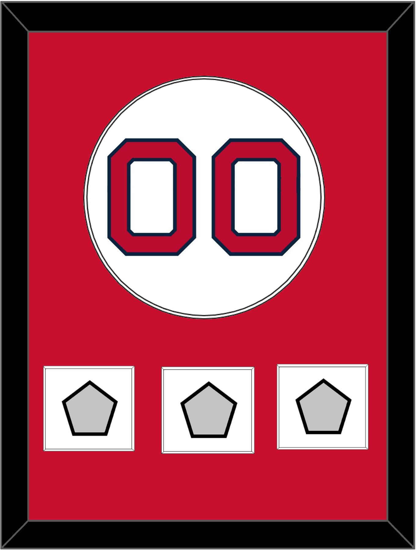 Boston Number & 3 World Series Champions Patches - Home White - Essential Tier 1