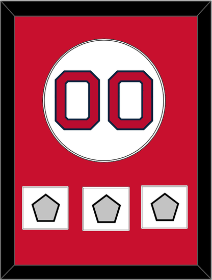 Boston Number & 3 World Series Champions Patches - Home White - Essential Tier 1