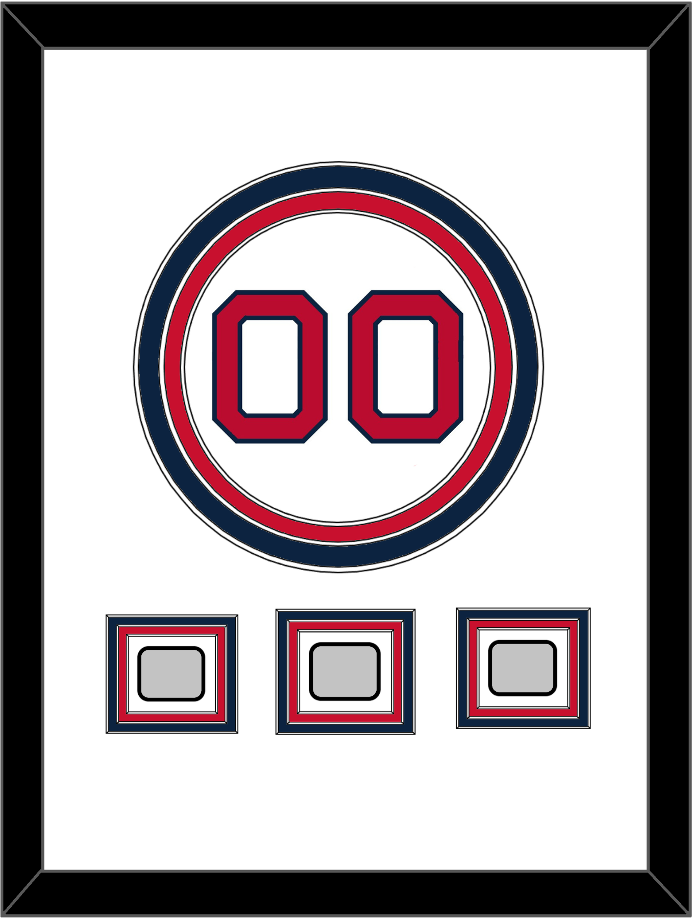 Boston Number & 3 World Series Champions Patches - Home White - Premier Tier 1