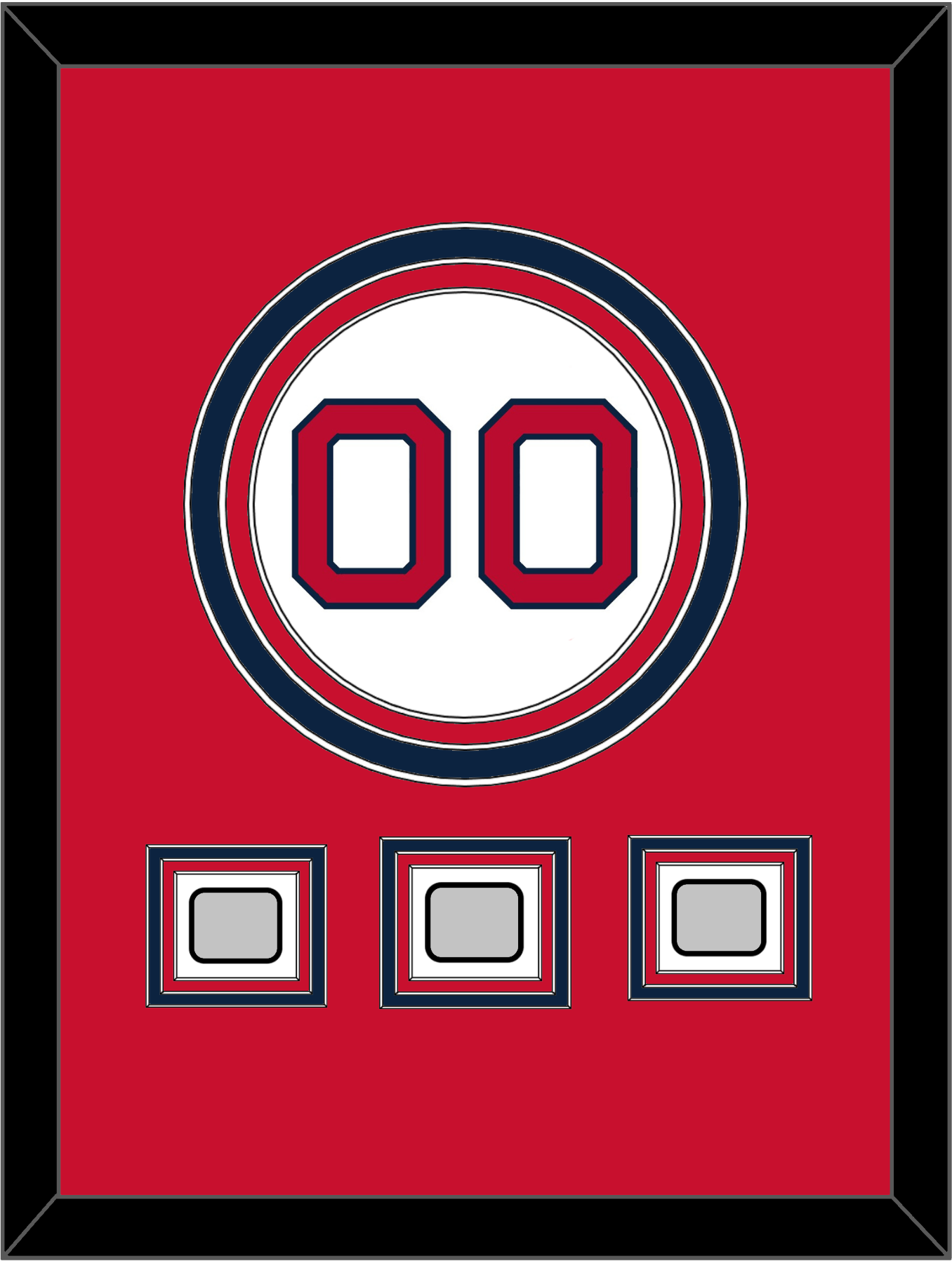 Boston Number & 3 World Series Jersey Patches - Home White - Premier Tier 2