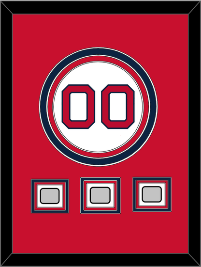 Boston Number & 3 World Series Jersey Patches - Home White - Premier Tier 2