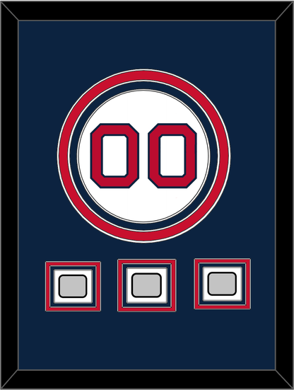 Boston Number & 3 World Series Champions Patches - Home White - Premier Tier 3