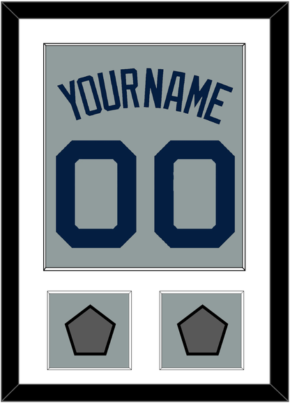 Boston Name, Number & Two World Series Jersey Patches - Road Gray (2009-2013) - Essential Tier 1