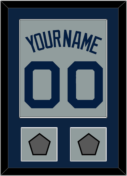 Boston Name, Number & Two World Series Jersey Patches - Road Gray (2009-2013) - Essential Tier 3