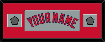 Boston Name & Two World Series Jersey Patches - Road Gray - Essential Tier 5