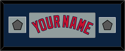 Boston Name & Two World Series Champions Patches - Road Gray - Essential Tier 6