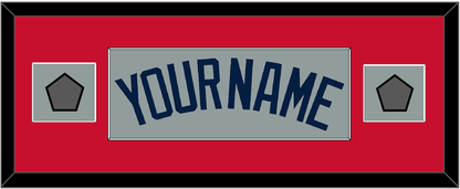 Boston Name & Two World Series Champions Patches - Road Gray (2009-2013) - Essential Tier 5