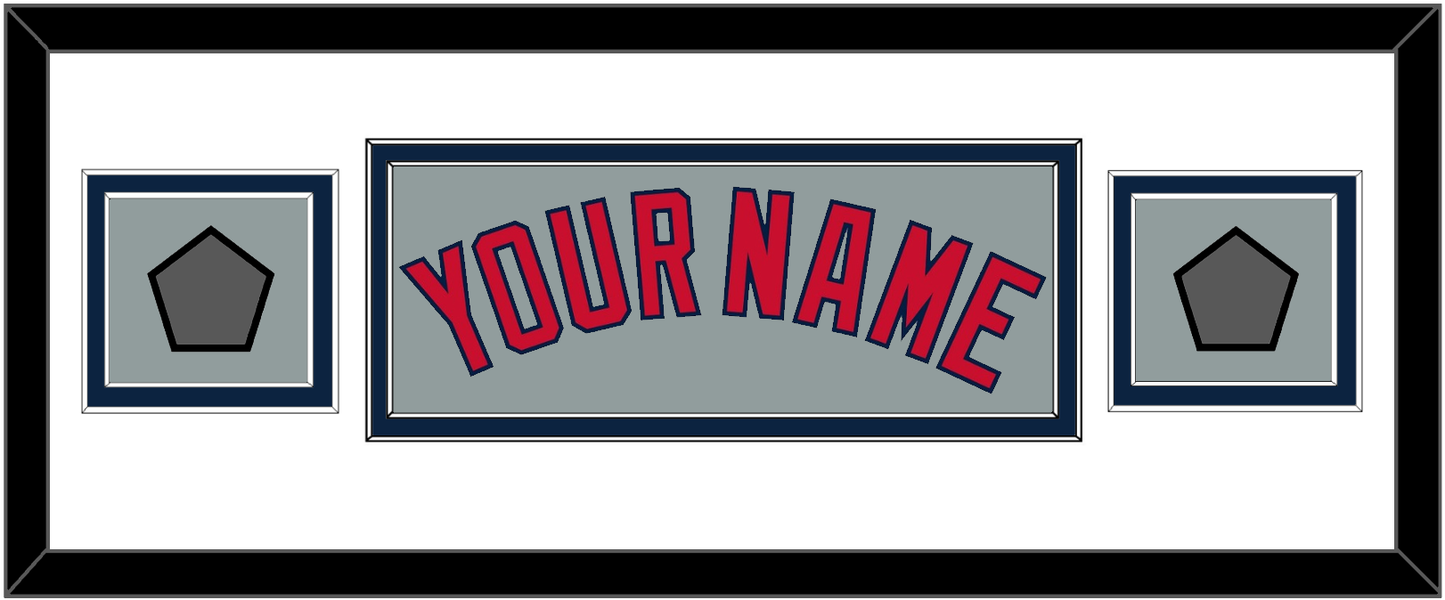 Boston Name & Two World Series Jersey Patches - Road Gray - Signature Tier 6