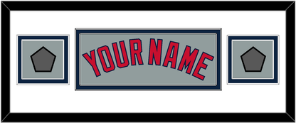 Boston Name & Two World Series Jersey Patches - Road Gray - Signature Tier 6