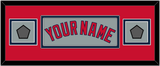 Boston Name & Two World Series Jersey Patches - Road Gray - Double Mat 7