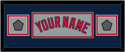 Boston Name & Two World Series Jersey Patches - Road Gray - Signature Tier 8