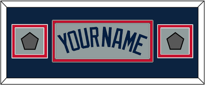 Boston Name & Two World Series Jersey Patches - Road Gray (2009-2013) - Signature Tier 6